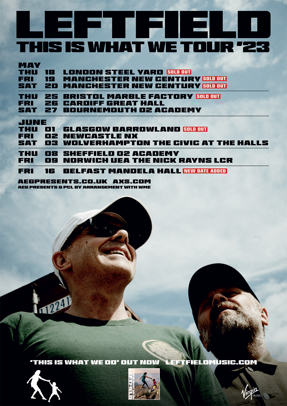 Leftfield Band VIEW DATES CONTINUE TO SITE